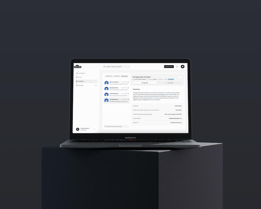 Formsuite Gallery